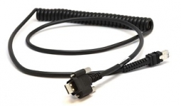 Zebra CBA-UF2-C12ZAR - Cable - Shielded USB: Series A Locking Connector for VC70, 12', Coiled