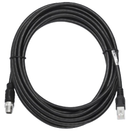 Zebra CBL-ENT00501-M1200 Cable, Ethernet 5M, X-Coded M12 to RJ45, Standard Flex