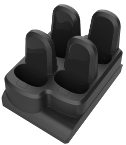 Zebra CR6080-SA40004WW CS6080 Cordless: 4-Slot Device Cradle Adapter Cup, Inductive, Black