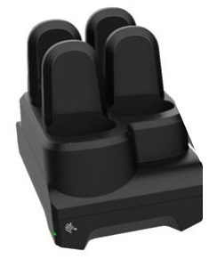 Zebra CR6080-SC400F4WW CS6080 Cordless: 4-Slot Device ShareCradle, Inductive, Black