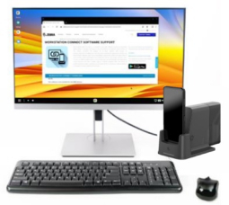 Zebra EM45 CRD-EM4X-1SNWS-01 Workstation Connect Cradle