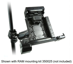Zebra CRD-ET8X-PWRDK1-01 ET8X Power Dock Solution with Top Clamp and Barrel Lock with 2 Keys