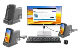 Zebra CRD-TC2L-1SNWS-01 TC22/TC27, HC20/HC50 Connect Cradle (Workstation), Includes HDMI, Ethernet