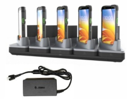 Zebra CRD-TC5A-5SC5D5B-1 Charge-Only ShareCradle Kit to Charge Up to Five TC501 Devices