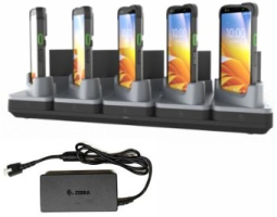 Zebra CRD-TC5AB-5SC5D5B-1 Charge-Only ShareCradle Kit to Charge Up to Five TC501 Devices