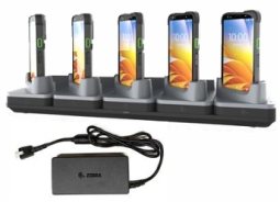 Zebra CRD-TC5AB-5SE5D-1 Ethernet ShareCradle Kit to Charge Up to Five TC501 Devices