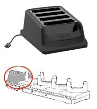 Zebra CRDCUP-TC2L4B-01 ShareCradle Conversion Kit, 4 Slot Battery Charge