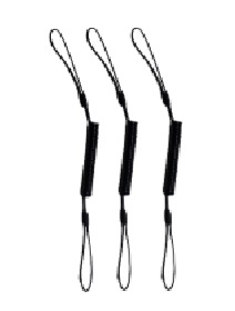 Zebra KT-TC7X-TETHR1-03 TC7X Coiled Tether, 3 Pack