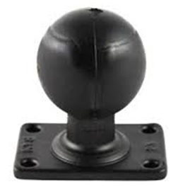 Zebra MT4510 RAM Rectangular Base with 2.25 Inch Rubber Ball