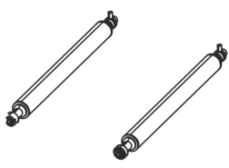 Zebra P1046696-059 Printer Kit Pinch & Peel Rollers ZE500 -4 RH & LH ZebraP1046696-059