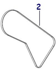 Zebra P1083347-017 Kit, Main or Rewind Drive Belt for all DPI ZT510 Printers