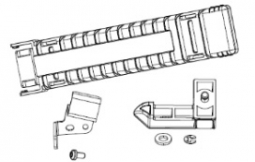 Zebra P1105147-302 Kit, On-Metal RFID Printing Media Guides and Carrier, ZT411