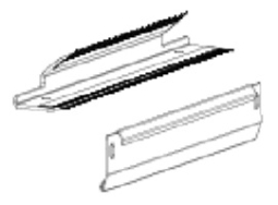 Zebra P1112750-035 Kit, Ribbon Strip Plate and Ribbon Static Brush, ZE521 RH and LH