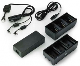 Zebra SAC-MPP-6BCHUS1-01 Two 3 Slot Battery Chargers (Charges 6 Batteries) with Power Supply