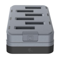 Zebra WS301 SAC-WS3X-6S7-01 6-Slot Spare Battery Charger, Allows Charging of 6 Spare Batteries