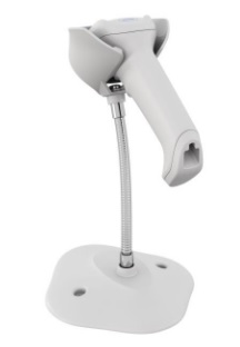Zebra STND-WS0082C-0B Gooseneck Intellistand, Weighted, DS8208-HC, Healthcare White